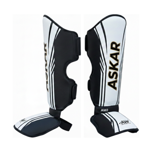 Wholesale Wears Leather Shin Pads For Martial Arts Training Durable Shock Absorption <b>Foam</b> <b>Padding</b> - Product Image 1