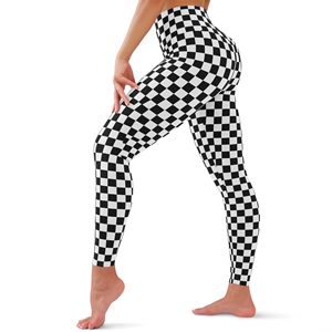 Leggings Deportivos para Mujer, Cintura Media-Alta, Estampado a Cuadros, Efecto Levanta Glúteos, Ropa de Gimnasio, Yoga, Running y Fitness - Product Image 2