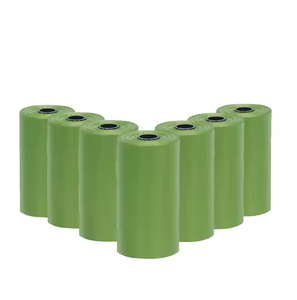 Bolsa de basura desechable para mascotas con logotipo impreso personalizado de alta calidad PE reciclado y bolsa impermeable a prueba de fugas para caca de perro de base biológica - Product Image 3