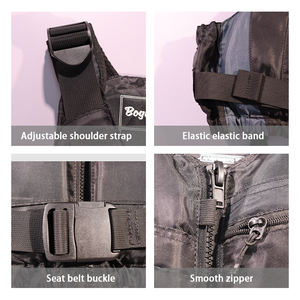 سترة نجاة مخصصة من النيوبرين للبالغين ذات طفو عالٍ، سترة للرياضات المائية، مناسبة للسباحة والتجديف في الهواء الطلق - Product Image 3