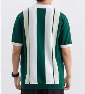 T-shirt personnalisé imprimé intégral en polyester à séchage rapide avec logo brodé personnalisé pour le tennis, le bowling, le golf, maillot de sport pour homme, polo - Product Image 4