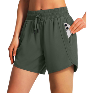 Shorts de Verano para Mujer, Cintura Alta, Transpirables, Ligeros, Cómodos, Casuales, para Viajes y Actividades al Aire Libre, 100% Algodón, Secado Rápido - Product Image 4