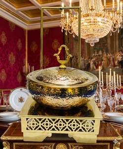 Durable Stainless Steel Chafing Dish Premium Round <b>Buffet</b> Food <b>Warmer</b> At Cheap Price - Product Image 3