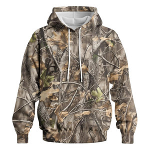 Sweat à capuche pour homme pour la chasse en hiver, en polyester et coton doux, séchage rapide, respirant, équipement de randonnée en plein air - Product Image 1