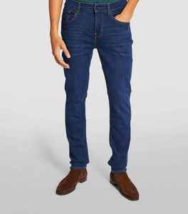 New Arrival Fashionable <b>Ripped</b> Hole Casual Long Denim Pants <b>Men</b> High Street Style Streetwear Cotton Loose Fit <b>Jeans</b> Pants - Product Image 2