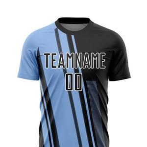 Maillots de football à manches courtes imprimés, légers et respirants, de haute qualité, en polyester, ensemble uniforme de football - Product Image 4