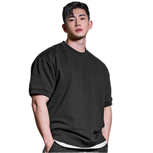 Fashion Crew Neck Regular Fit EU Size Knitted Sporty Print Design Quick Dry Breathable <b>100</b>% Cotton/<b>Polyester</b> T-<b>Shirt</b> Men - Product Image 5