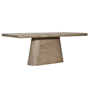 Table de cuisine et de salle à manger en bois d'acacia massif fait main, très durable et esthétique, finition grise à grain profond, très attrayante, avec un grand espace - Product Image 1