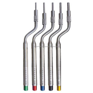 High Quality A-1 VERITAS Dental Implantology Curved Osteotome Convex Instrument Set of 5 Stainless Steel Bone Expansion Tools - Product Image 1