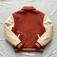 Blouson universitaire respirant pour homme OEM, broderie chenille, qualité supérieure, décontracté, hiver, personnalisé, basketball, laine/polyester