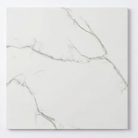 Carrelage de sol en porcelaine émaillée polie de luxe 60x60 cm, aspect marbre, pour salle d'attente, bureau, bâtiment commercial