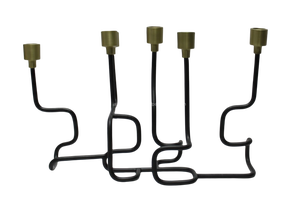 DesignerBox 3D géométrique fil de fer métal chauffe-plat bougeoir décoration de la maison Unique creux caractéristique comprend des pots de lanternes - Product Image 4