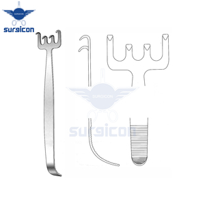 Retractor Facial Walter de 19 cm (7.5 Pulgadas), Retractor Quirúrgico de Acero Inoxidable, Instrumento Médico Reutilizable para Lifting Facial y Cirugía Plástica - Product Image 2