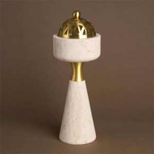 Decor decorative bakhoor <b>burner</b> Decoration Travertine <b>burner</b> Bakhoor <b>Incense</b> <b>burner</b> Bakhoor Bakhoor <b>burner</b> Ramadan - Product Image 2