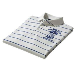 Camiseta Polo Phi Beta Sigma, Azul y Blanca a Rayas, Camisa de Fraternidad Griega, Camiseta Polo Informal, Elegante y Transpirable de Manga Corta para Hombre - Product Image 5