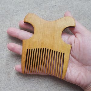 Peine de Barba de Madera Personalizado, Peine de Dientes Anchos Antiestático, Herramienta de Peinado Hecha a Mano para Hombres y Mujeres - Product Image 5