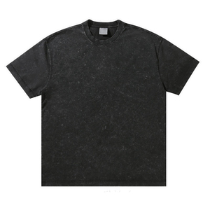 T-shirt en coton orange pour homme, manches courtes, col rond, coupe classique, couleur unie, jersey décontracté - Product Image 6