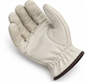 Cuir grainé de qualité supérieure, antidérapant, résistant à la chaleur, durable, respirant, texture lisse, sans latex, poignet renforcé - Product Image 1