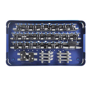 Système d'opérations manuelles en titane pour rétracteur cervical, kit d'instruments chirurgicaux pour la colonne vertébrale, ensemble d'instruments pour l'articulation de la hanche et le fémur en acier inoxydable - Product Image 2