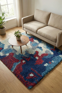 Tapis en laine tufté à la main de style berbère marocain, le plus vendu, écologique, épais et moelleux pour salon - Product Image 4