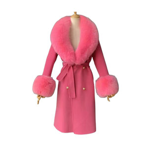 Abrigo Largo de Invierno para Mujer, de Lana Mezclada, Cálido, Elegante, Estilo Casual y Moderno, de la Mejor Calidad - Product Image 1