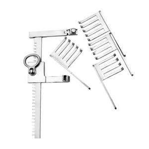 Écarteur de vertèbres à bras articulés détachables, quatre lames, instruments chirurgicaux orthopédiques manuels, ensemble de rétracteurs de colonne vertébrale par Grip Surgical - Product Image 6