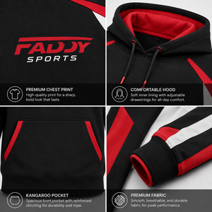 Sudadera con Capucha Deportiva Personalizada con Logotipo para Hombre, Ropa de Gimnasio, Sudadera Deportiva de Forro Polar, Corte Ajustado, Sudaderas Atléticas al por Mayor - Product Image 4
