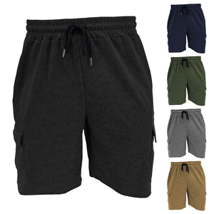 OEM Men Casual Canvas Knee Length Sweat <b>Shorts</b> Custom Logo Colors Available Unisex Eco-Friendly Breathable Quick Dry Gym Running - Product Image 1