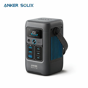 Generador de energía portátil Anker Solix Outdoor de 200W con batería LiFePO4 integrada, entrada solar MPPT, estación de energía de emergencia para viajes por carretera. - Product Image 2