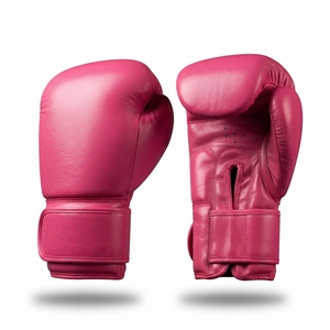<b>Leather</b> Boxing Training Gloves Lace-up Wrist Support for Men Adult Boxing Practice Perfect Your <b>Punch</b> - Product Image 1