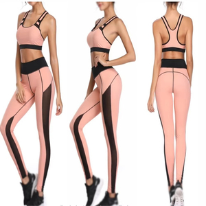 Wholesale Price Women Seamless 2 Piece <b>Yoga</b> Set High Waist Leggings Sports Bra Lightweight <b>Jacket</b> Gym Wear Outfit - Product Image 3