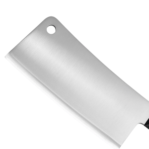 Couteaux à viande professionnels en acier inoxydable, lame large et tranchante, manche à triple rivet noir pour boucher - Product Image 3