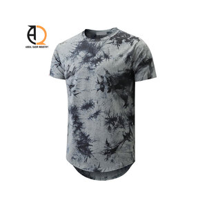 <b>Hip</b> Hop Style Acid-Washed Printed Digital Printed Cotton High Street T-Shirt 100% Knitted Oversized Short - Product Image 6