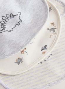 Bavoirs pour bébé en 95% bambou et 5% élasthanne, ajustement flexible, motifs neutres - Product Image 6