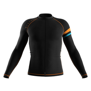 Custom Mens Long Sleeve Cycling Jersey Quick Dry Full Zipper Thermal Bicycle Jacket Breathable Athletic Bike Sportswear <b>Shirts</b> - Product Image 1
