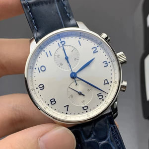 Reloj mecánico automático de buceo de zafiro de moda con correa de cuero y acero de alta calidad de fábrica A C, 41 mm, resistente al agua. - Product Image 1