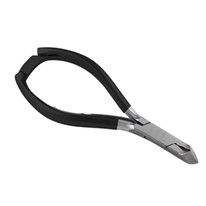 Best Price Durable Stainless Steel Half Gold Cuticle Nail Nipper Wide Jaw Opening Straight High-Grade Professional Manicure - Product Image 1