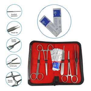 Kit de Cirugía Menor Manual al por Mayor, Juego de Instrumentos Quirúrgicos Generales, Acero Inoxidable Autoclavable, OEM - Product Image 2