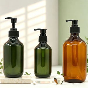 200/250/300/500ml PET Plastic <b>Dispensing</b> <b>Bottles</b> for Skincare, Essential Oils, and <b>Shampoo</b> - Pump-Action Lotion <b>Bottles</b> - Product Image 4