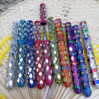 Top Designer Pen Lac Glitter porte-stylo avec stylo pour bureau Portable gérer l'école papeterie étudiant cadeaux de haute qualité