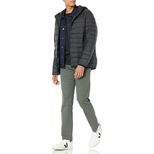 Blazer de costume homme slim fit pour l'extérieur, en coton enduit, imperméable et coupe-vent, idéal pour le travail en hiver - Product Image 4