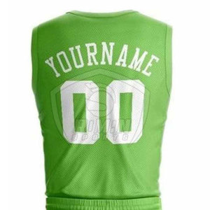 Uniforme de basket-ball de haute qualité, marque privée, vente en gros, prix bas, logo personnalisé, dernier design - Product Image 4