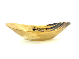 Bol décoratif artisanal en corne d'ange de qualité supérieure, accentuation par Tradebyd - Product Image 3
