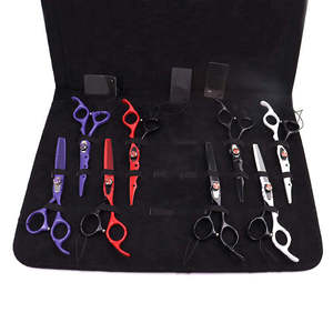 Kit de Barbier Professionnel : Ciseaux et Lames Noires pour Salon de Beauté – Ciseaux de Démêlage pour Adultes – Prix de Gros - Product Image 6