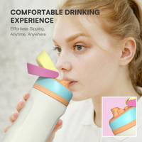 Botella de Agua de Acero Inoxidable de 26 oz, Diseño Moderno, Aislamiento Térmico Duradero, Regalo para Adultos y Niños, Taza de Viaje