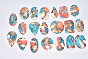 Pierre précieuse turquoise épineuse de qualité supérieure pour bijoux - Product Image 2