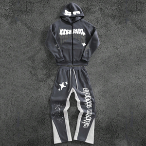 Chándal Deportivo Personalizado para Hombre, con Estampado de Serigrafía, 100% Algodón, con Cierre Completo en la Parte Superior - Product Image 5