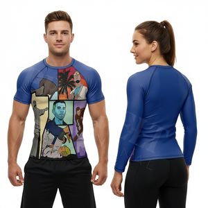 Nouveau design – T-shirts de compression souples et confortables pour l'intérieur – Vêtements de fitness tendance pour BJJ – Rashguard polyvalent pour le kickboxing - Product Image 3