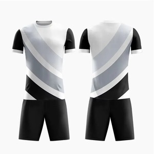 Camiseta Deportiva Personalizada para Hombre, Cuello en V, de Poliéster Ecológico, Transpirable, de Secado Rápido, para Fútbol, Color Azul - Product Image 2