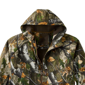 Men's Camouflage Hunting Jacket Full Sleeve Soft <b>Shell</b> Waterproof Autumn Outdoor Wear - Product Image 5